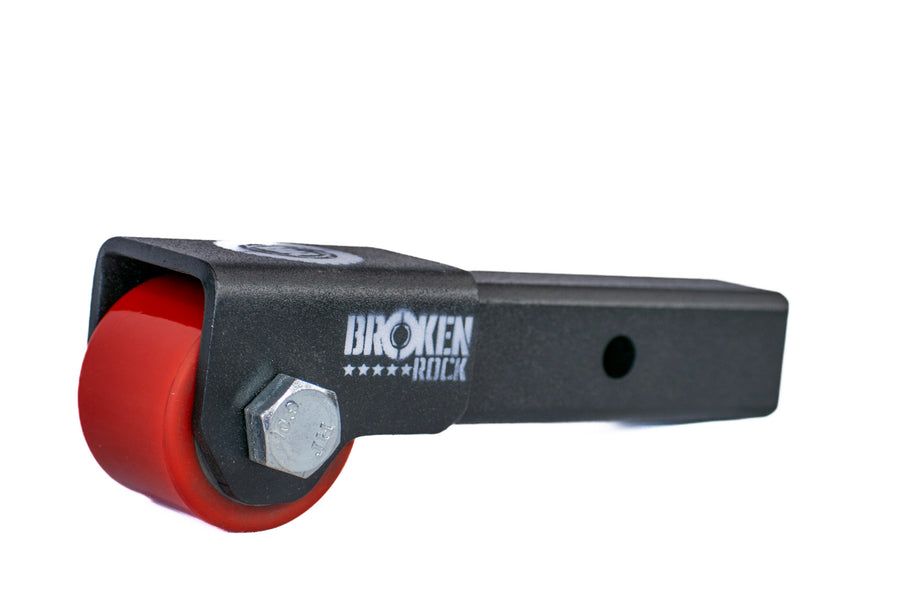 High Clearance Hitch Roller mounted in receiver hitch